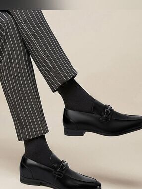 (T-4795) Eliteland Men's Dress Penny Loafers, Mens Business Formal Loafer Sz 8